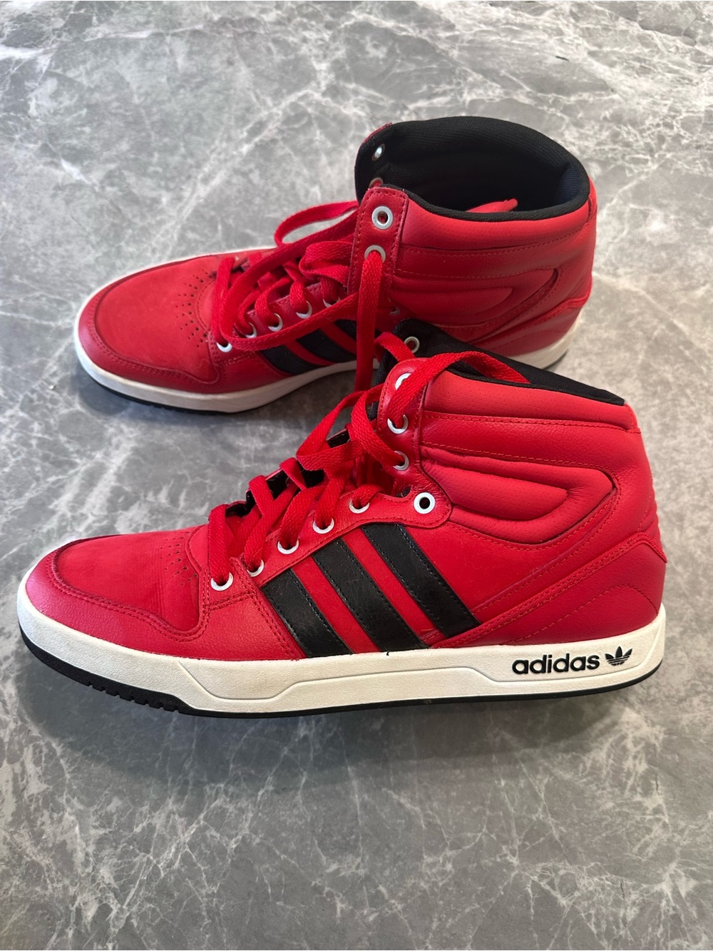 Adidas Top Ten RB Mens Black Red Athletic Shoes SZ 13 Near Mint